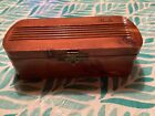 Vintage Small Cedar Box Gold-tone Latch And Hinges For Trinkets Jewelry Florida