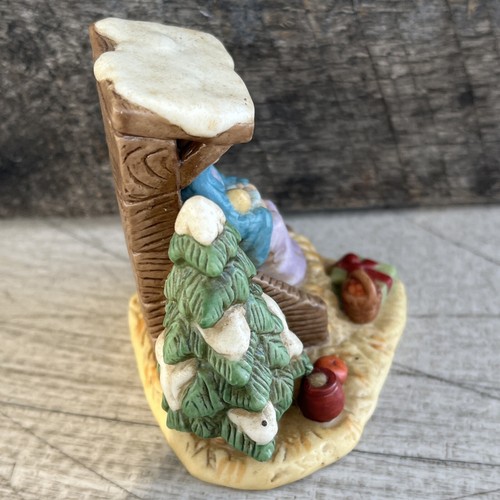 LEFTON Miniature Nativity Figurine Dated 1999 12220A Christmas Tree 3” - Picture 4 of 7