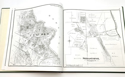 Illustrated Atlas of Sonoma County California reprint of 1898 plat/property maps - Imagen 5 de 11