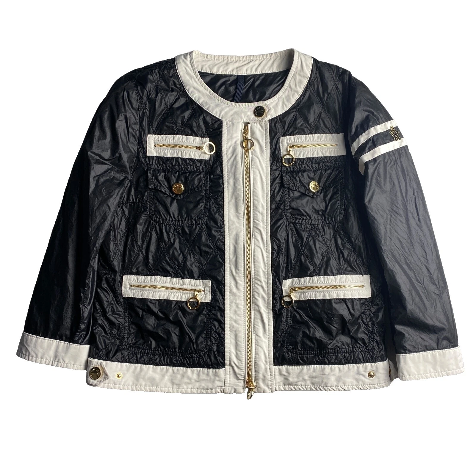 Rompevientos sólido Moncler abrigos, chaquetas y chalecos para Mujeres