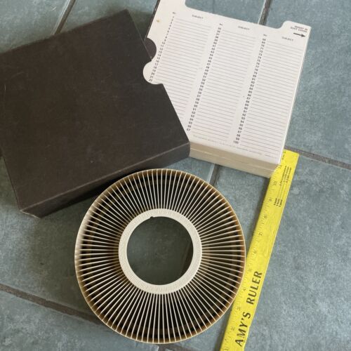 GAF Sawyers Circular Magazine 100 Slide Tray Vintage For 2x2 Slides 35mm - Picture 19 of 20