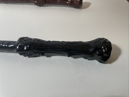 Wizarding World Harry Potter RON WEASLEY Zauberstab 14" Brn & Blk (2) getestet funktioniert!! - Bild 5 von 9