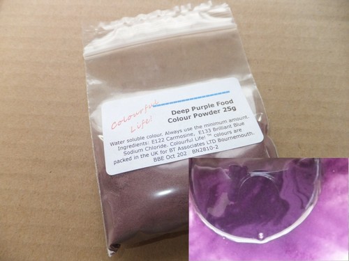 Food Colouring Powder Concentrated 25g Multi Listing 8 Colours Water Soluble - Picture 8 of 10