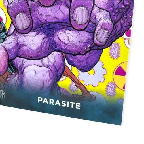 Tarjeta coleccionable Parasite #46 DC Comics Super-Villains Cryptozoic 2015 TCG casi nueva - Imagen 6 de 7