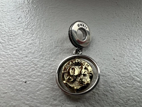 Ciondolo Pandora Harry Potter Platform 9 3/4 Edvige Spinning Argento Sterling