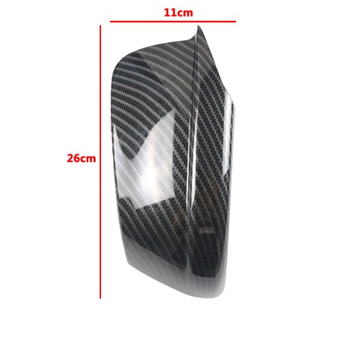 Carbon Fiber Look Door Side Mirror Cover Caps For BMW F10 Pre-LCI 2011 2012 2013 - Picture 2 of 10