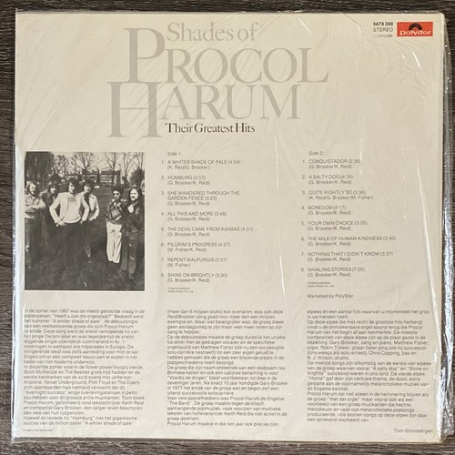 Shades Of Procol Harum (Import) 6878-098 LP - Picture 2 of 2