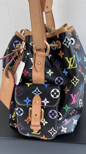 Louis Vuitton Monogram Multicolor Petit Noe Black - Picture 5 of 22