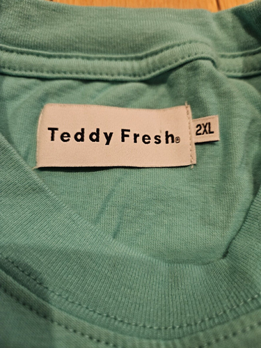 Camiseta de algodón verde cuello redondo verde desde hace 1 año para hombre adulto 2XL - Imagen 3 de 4