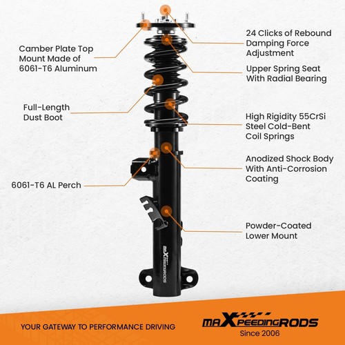 Kit coilover stradale per BMW Serie 3 316i 318i 318TDS Coupè/Saloon E36 - Foto 11 di 12