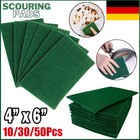 10-50 Stk Hochwertige Topfreiniger Scheuerschwämme abrasive Küchen-Gasreinigung