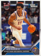 Kevin McCullar Jr 2023-24 Topps Bowman Now U March Madness #18 BLUE Parallel /49