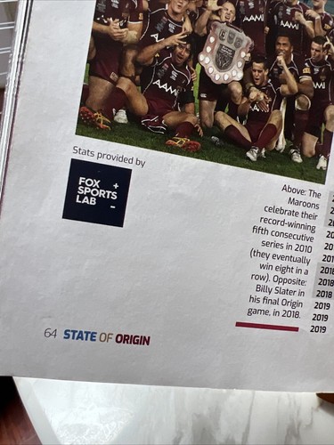 40 Years State Of Origin Souvenir Magazine 2020 NRL Football QLD vs NSW Sports - Imagen 4 de 11