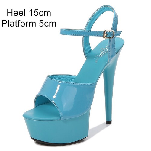 Stripper Schuhe High Heels Pole Dance Damen Party Hochzeit Club Sandalen 2025 Neu - Bild 10 von 46