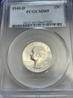 1940-D Washington Quarter PCGS MS65 Cert# 20447201