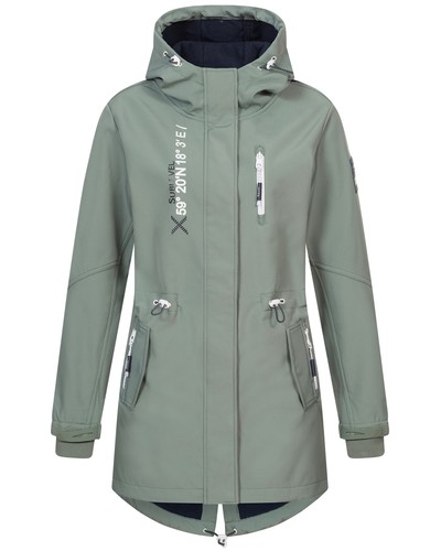 Sublevel Damen Frühlings Softshell Jacke Outdoor Regen Übergangs Funktionsjacke - Bild 34 von 37