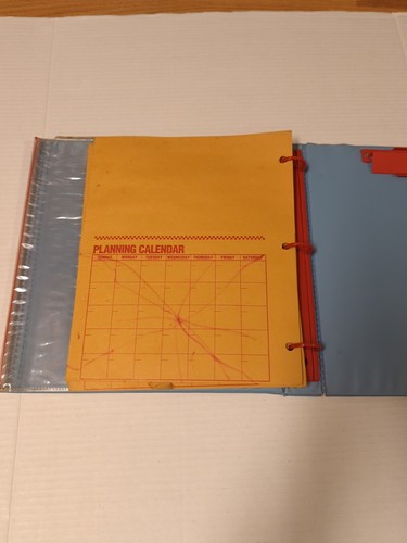 Mead 3 Ring Binder Pencil Pouch Organizer Bear Dolphin Vintage School Supplies - Picture 9 of 12