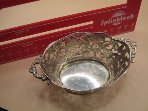Chester Berthold Muller Sterling Silver BonBon Dish Basket - Hanau Import - Picture 5 of 6