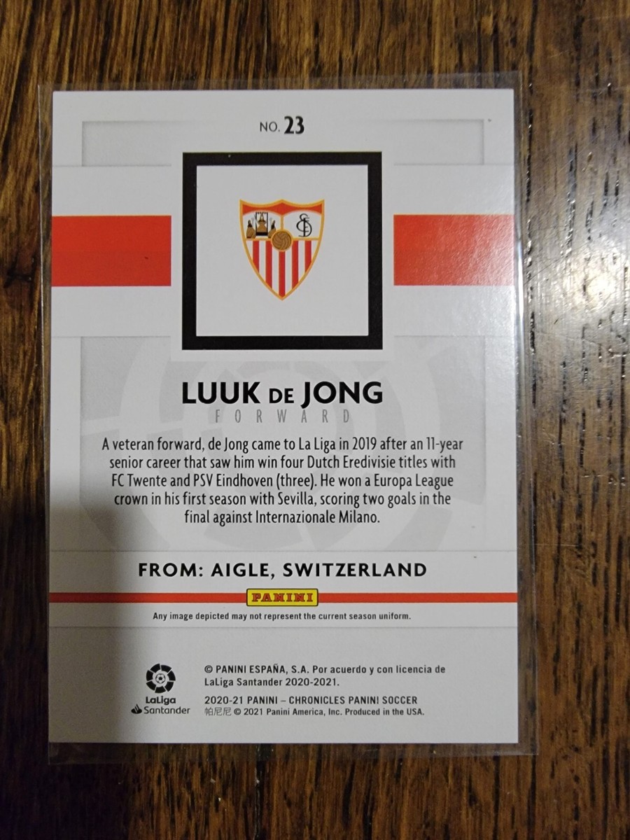 2020-21 Panini Chronicles - Panini La Liga Luuk de Jong #23