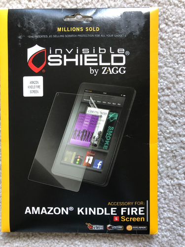 Invisible SHIELD ZAGG for original Amazon Kindle Fire (2011) Screen Protector. - Picture 2 of 3