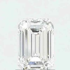 5.08 Ct EMERALD Cut IGI Certified Lab Grown CVD Diamond H Color VS1 Clarity