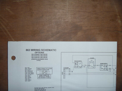 Bobcat 863 Skid Steer Electrical Wiring Diagram Schematic Manual SN