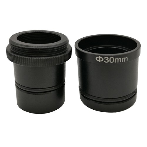 Adaptador C-mount C montaje a 30 30 30,5 mm microscopio estéreo conectar cámara USB CCD - Imagen 7 de 9
