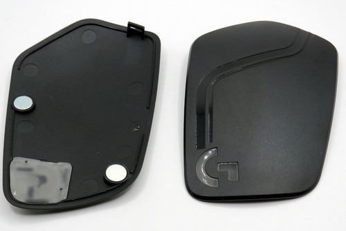 2x Logitech G935 / G635 Gaming Headset Ersatz Akku-Fach-Abdeckung, Klappe, L & R - Bild 5 von 7