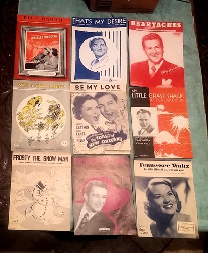 36 Lot - Vintage 1st Edition Sheet Music ~ Famous Composers & Performers ~ Lot B - Picture 3 of 12