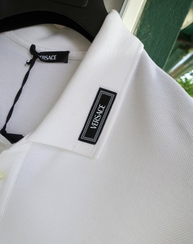 VERSACE POLO SHIRT 5XL poloshirt gianni donatella cotton white xxxxxl 4xl xxxxl - Bild 6 von 13