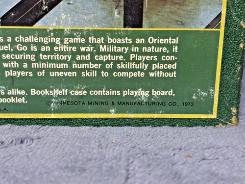 Vintage 1973 GO 3M Bookshelf Classic Game of Oriental Skill Strategy COMPLETE - Picture 13 of 14