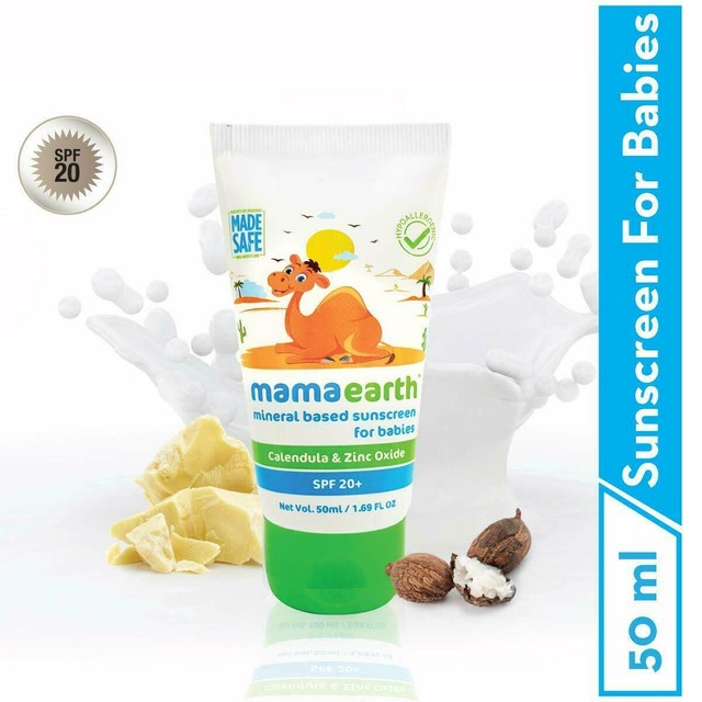 mamaearth mineral based sunscreen for babies