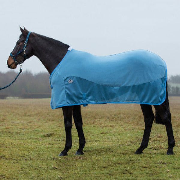 Jhl Essential Fleece Mesh Unisex Horse Rug Cooler bluee All Sizes 5' 6 to 7' 0 Jhl Essential Fleece Mesh Unisex Horse Rug Cooler bluee All Sizes 5' 6 to 7' 0
