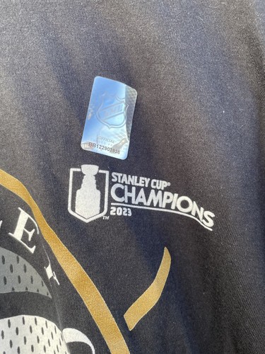 Fanatics Las Vegas Golden Knights 2023 Stanley Cup Champions Black T-Shirt 2XL - Picture 4 of 4