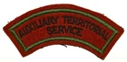 BRITISH MILITARY CAP BADGES, Auxiliary Territorial Service Shoulder Title, WW2