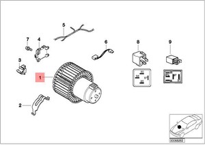 Genuine BMW E36 E46 Compact Coupe Heater Blower Resistor OEM 64118372775