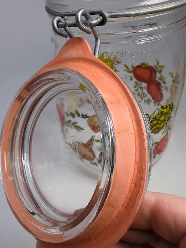 Pilzglas Vorratsdose Kanister Made in France ARC - 2er Set Vintage - Bild 10 von 23