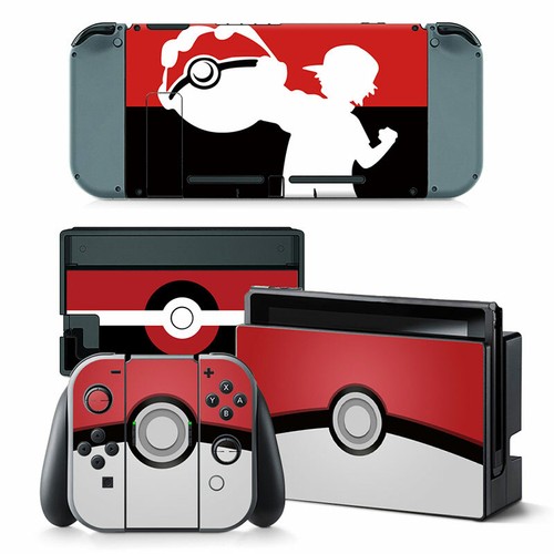 POKEMON Nintendo Switch VINYL Skin STICKER Protector for Console & Controller - Bild 11 von 21