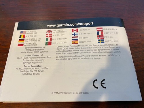 Garmin Nuvi "Nuvi Serie" 2505 Series GPS OWNER'S MANUAL CE - Picture 3 of 3
