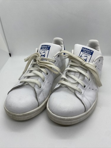 ADIDAS STAN SMITH APC 011001 White  Blue Kids SIZE 3.5 - Picture 1 of 9