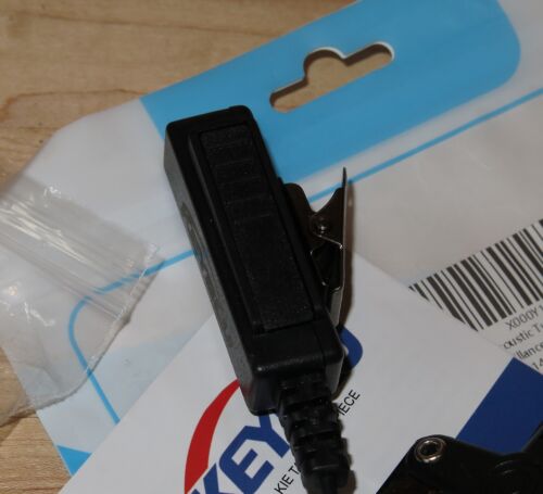 Auricular de tubo de 2 hilos Keyblu + micrófono PTT para Motorola CP200 CLS1110 CLS1413 - Imagen 3 de 6