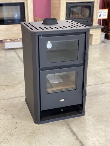 EEK A - Wood Burning Stove PRITY FG D 14.2kW with Oven Fireplace Heating Cooking - Picture 2 of 11