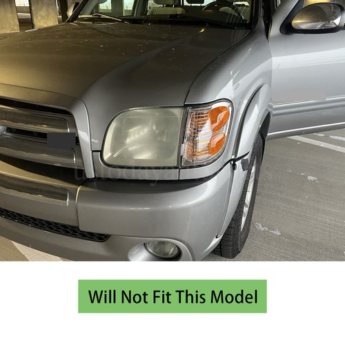 Headlights Set For Toyota Tundra 2000-2004 Headlamp Corner Lamps 4pcs Right Left - Picture 3 of 3