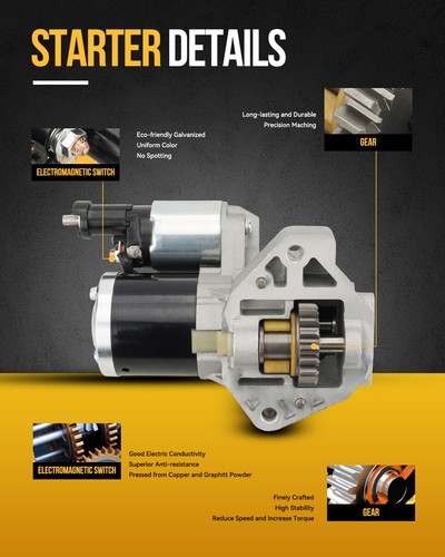 For Chevy LS1 LS2 LS3 LS6 LS7 Vortec 5.3L High Torque Performance Starter Motor - Picture 4 of 16