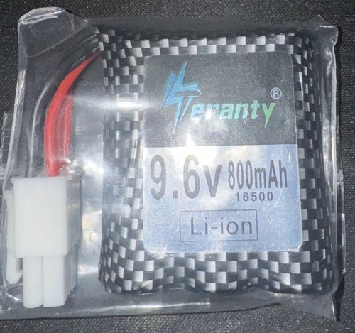 Batería de iones de litio de 9,6 V conector de 6 pines - potente, de larga duración para coches/juguetes de radiocontrol - Imagen 3 de 3