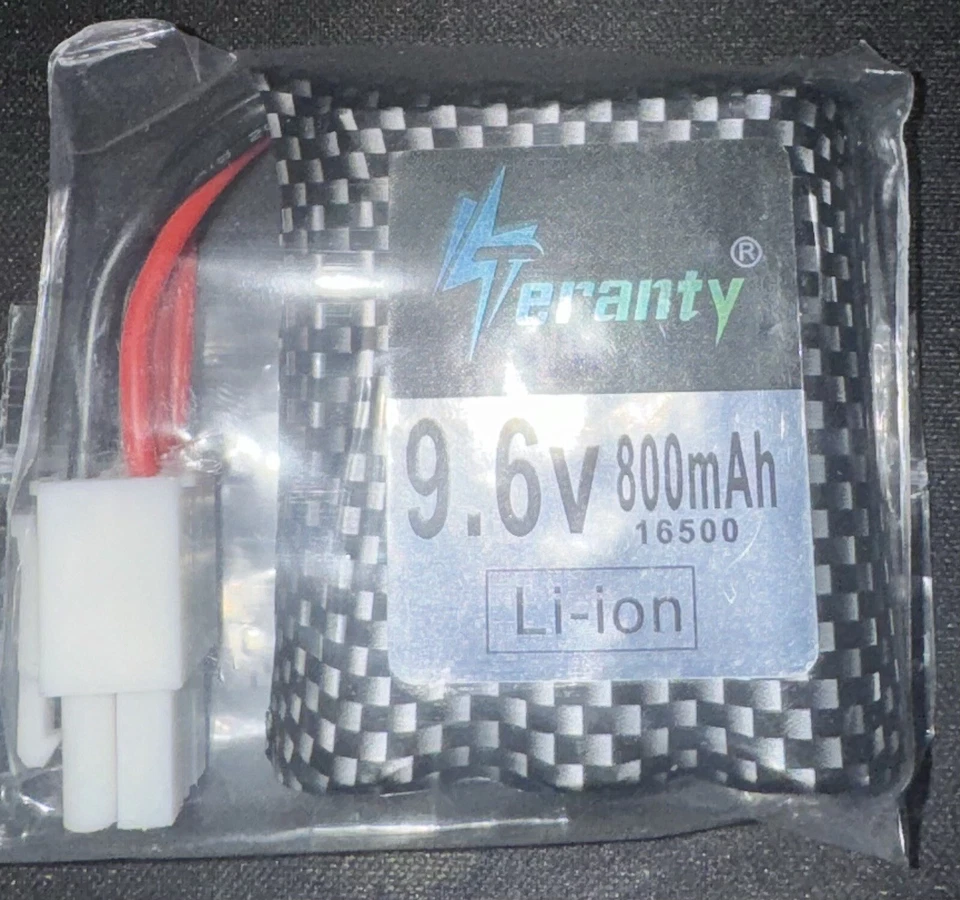 9.6V Li-Ion Battery 6-Pin Connector - Powerful, Long-Lasting for RC Cars/Toys - Image 3 of 3