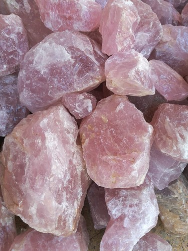 Pink Rose Quartz Gemstone Dining Table Top Custom Order Handmade Funriture - Picture 9 of 9