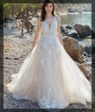 2025 Dreamy Lace Bridal Gown Wedding Dress Custom made Straps 2-28W Champagne