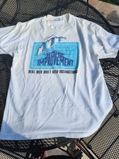 Home Improvement TV Promo Men's XL T-shirt Real Men Don't Need Instructions Tim