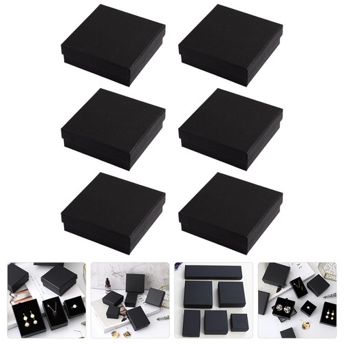  6 Pcs Jewellery Storage Box Small Earring Packing Boxes Portable Jewelry Case - Picture 9 of 9